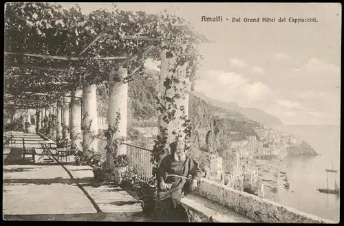 Cartoline Amalfi Dal Grand Hotel dei Cappuccini 1911