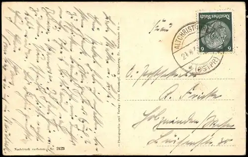 Neudeck b Deutsch Eylau Ogrodzieniec Kisielice Gutshaus St. Altchristburg  1933