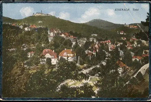 Ansichtskarte Eisenach Panorama-Ansicht (AK ca. aus den 20er Jahren) 1960