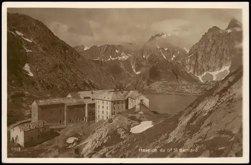 Ansichtskarte .Schweiz Hospice du Gd. St Bernard in den Schweizer Alpen 1930