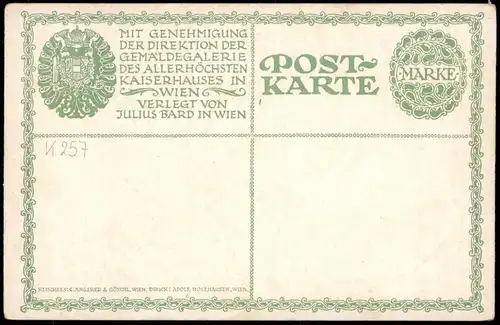 Ansichtskarte  REMBRANDT DIE MUTTER DES KÜNSTLERS Künstlerkarte 1910