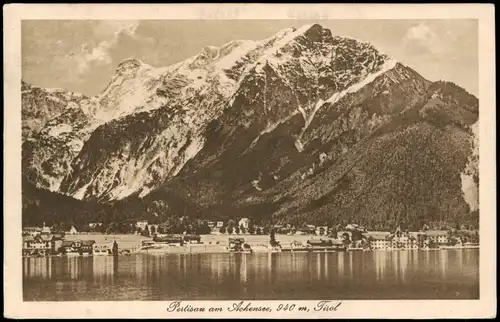 Pertisau-Eben am Achensee Panorama-Ansicht; Achensee Tiroler Alpen 1925