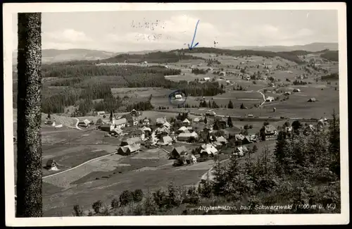 Altglashütten-Feldberg (Schwarzwald) Panorama badischer Schwarzwald 1937