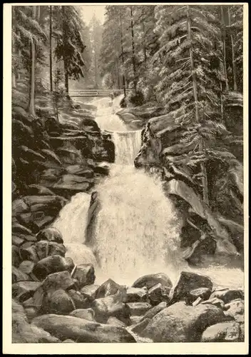 Triberg im Schwarzwald Kaskaden-Wasserfall (Waterfall) Schwarzwald 1939