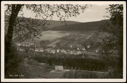 Ansichtskarte Bad Orb Panorama-Ansicht Spessart Blick 1937