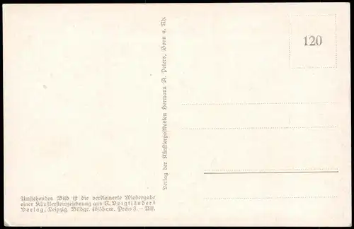 Ansichtskarte  Künstlerkarte Künstler W. Schacht, Hinaus in die Ferne 1920