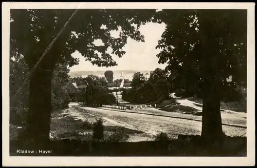 Ansichtskarte Kladow-Berlin Umland-Ansicht; Landstraßen Partie 1940