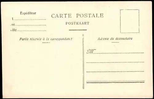 Postkaart Brüssel Bruxelles Entrée du Bois de la Cambre 1910