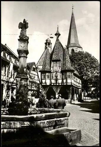 Ansichtskarte Michelstadt Stadtpartie 1965