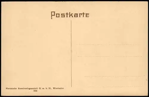 Ansichtskarte Wiesbaden Lesezimmer des neuen Kurhauses 1923