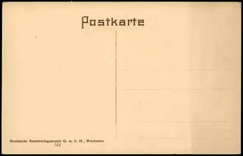 Wiesbaden Gemälde von Professor Erler München im Muschelsaale neues Kurhaus 1922