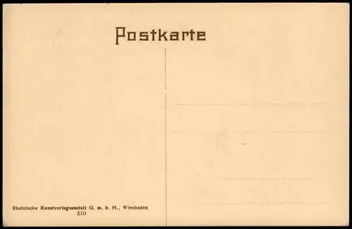 Ansichtskarte Wiesbaden Neues Kurhaus - Muschelsaal - Wandbild 1922