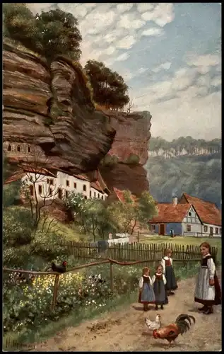 CPA Graufthal-Eschburg Graufthal - Kunstlerkarte 1915