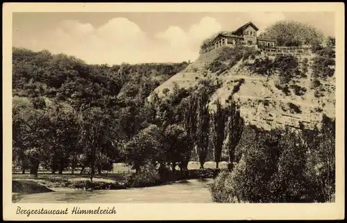 Ansichtskarte Bad Kösen Bergrestaurant Himmelreich 1940