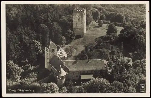 Ansichtskarte Sillium-Holle (LK Hildesheim) Burg Wohldenberg - Luftbild 1932