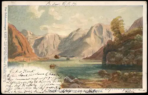 Ansichtskarte Hallstatt Hallstätter-See 1904
