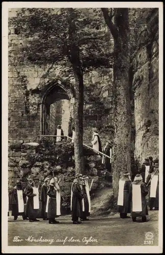 Ansichtskarte Oybin Mönche auf dem Oybin - Fotokarte 1936