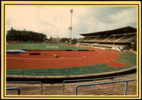Postcard Pilsen Plzeň Štruncovy sady Stadion Plzen 2000