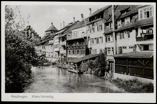 Ansichtskarte Reutlingen Klein-Venedig 1940