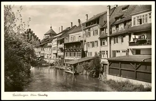 Ansichtskarte Reutlingen Klein-Venedig 1932