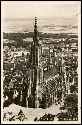 Ansichtskarte Ulm a. d. Donau Luftbilder - Flugzeugaufnahme 1932