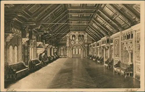 Ansichtskarte Eisenach Wartburg - Festsaal 1920