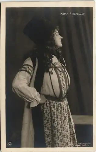 Ansichtskarte  Käthe Franck-Witt Film/Fernsehen/Theater - Schauspieler 1922