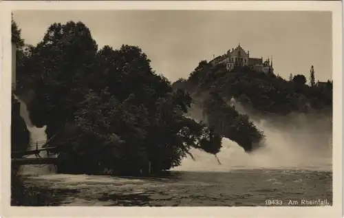Neuhausen  Rheinfall Rhein Wasserfall River Falls 1931    Stempel SCHAFFHAUSEN