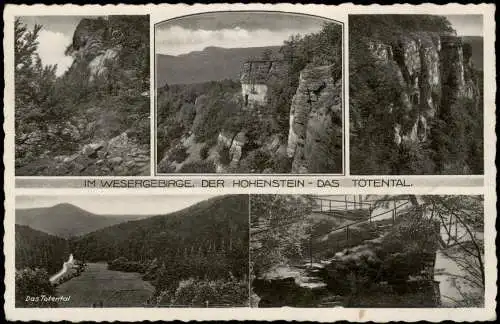 Hessisch Oldendorf Wesergebirge Hohenstein Totental 1941 2.WK Feldpost Bahnpost