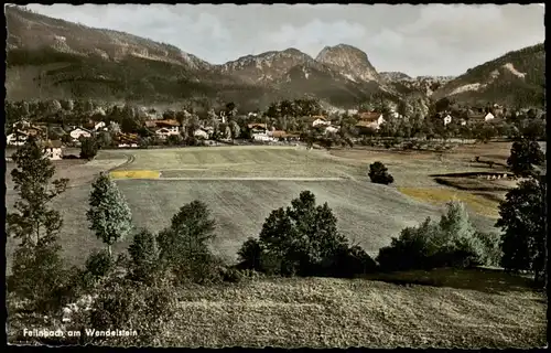 Ansichtskarte Bad Feilnbach Panorama Ort am Wendelstein Bayern 1957