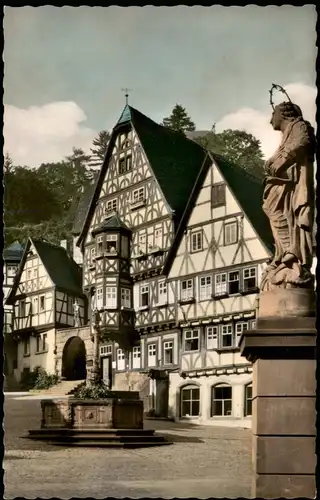 Ansichtskarte Miltenberg (Main) Hist. Marktplatz aus dem 15. Jahrhundert 1960