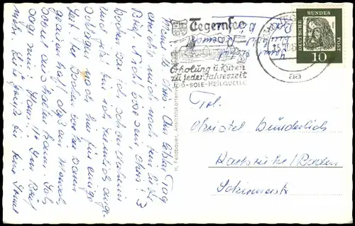 Bad Wiessee Gruss-Aus-Mehrbild-AK div. Orts-, Stadtteilansichten 1960