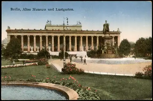 Ansichtskarte Mitte-Berlin Altes Museum und Lustgarten 1931