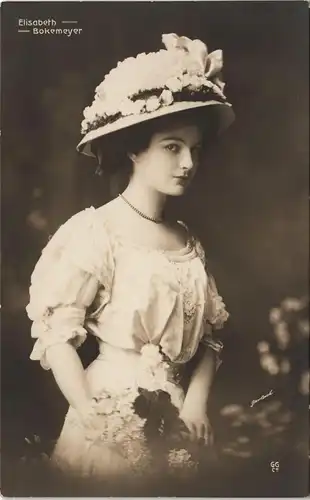 Ansichtskarte  Elisabeth Bokemeyer Film/Fernsehen/Theater - Schauspieler 1909