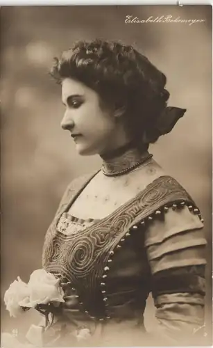 Ansichtskarte  Elisabeth Bokemeyer Film/Fernsehen/Theater - Schauspieler 1910