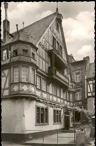 Assmannshausen am Rhein-Rüdesheim (Rhein) Alte Bauernschänke 1960