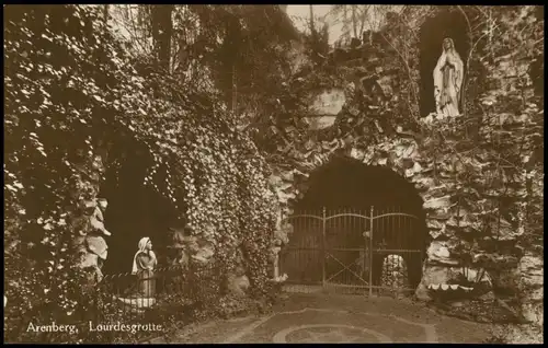 Ansichtskarte Arenberg-Koblenz Arenberg, Lourdesgrotte 1920