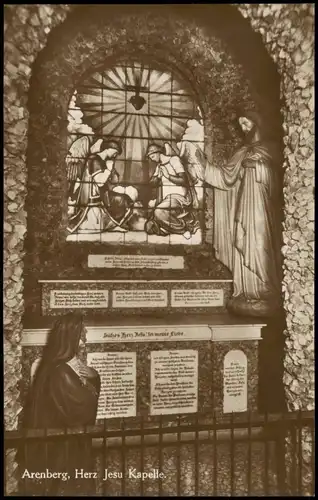 Ansichtskarte Arenberg-Koblenz Herz Jesu Kapelle 1920