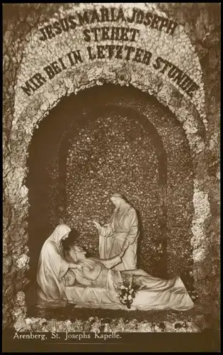 Ansichtskarte Arenberg-Koblenz St. Josephs Kapelle 1920