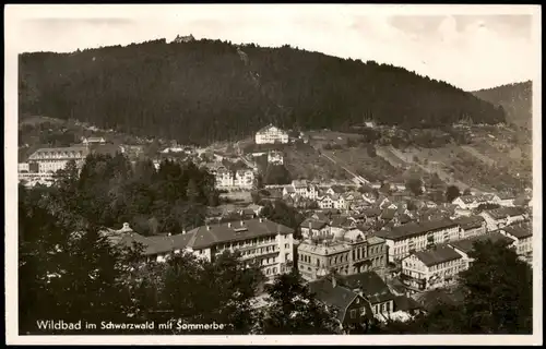 Ansichtskarte Bad Wildbad Panorama-Ansicht 1939