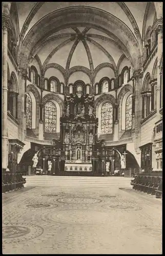 Ansichtskarte Trier Dom Ost-Chor (12. Jabrh.) mit Altarbau 1910