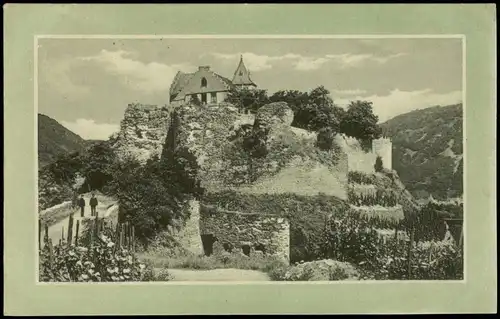 Bad Münster am Stein-Ebernburg Blick auf die Ebernburg (Castle) 1912