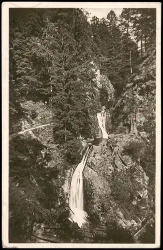 Ansichtskarte Oppenau Wasserfall Allerheiligen (Schwarzwald) River Falls 1953