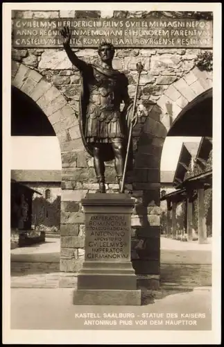 Ansichtskarte Bad Homburg vor der Höhe Römer - Kastell Saalburg 1932