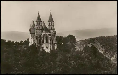 Ansichtskarte Obernhof (Lahn) Ansicht der Klosterkirche von Osten 1920