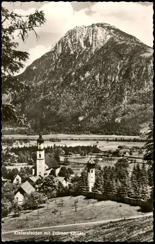 Ansichtskarte Kiefersfelden Panorama mit Zahmen Kaiser 1965