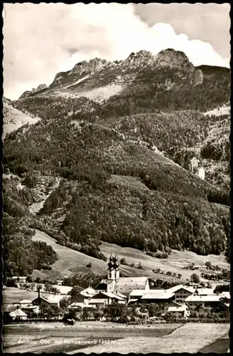 Ansichtskarte Aschau im Chiemgau Panorama-Ansicht mit Kampenwand 1958
