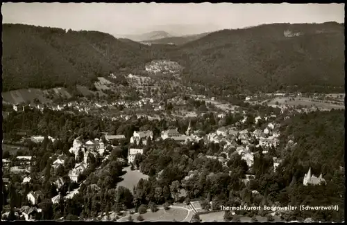 Ansichtskarte Badenweiler Panorama-Ansicht; Schwarzwald 1960