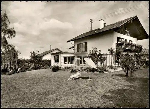 Ansichtskarte Bad Aibling Privat-Pension Haus Bergmann 1970