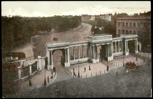 Postcard London Hyde Park - Corner 1931